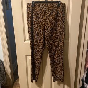 EUC Cheetah Print Dress Pants
